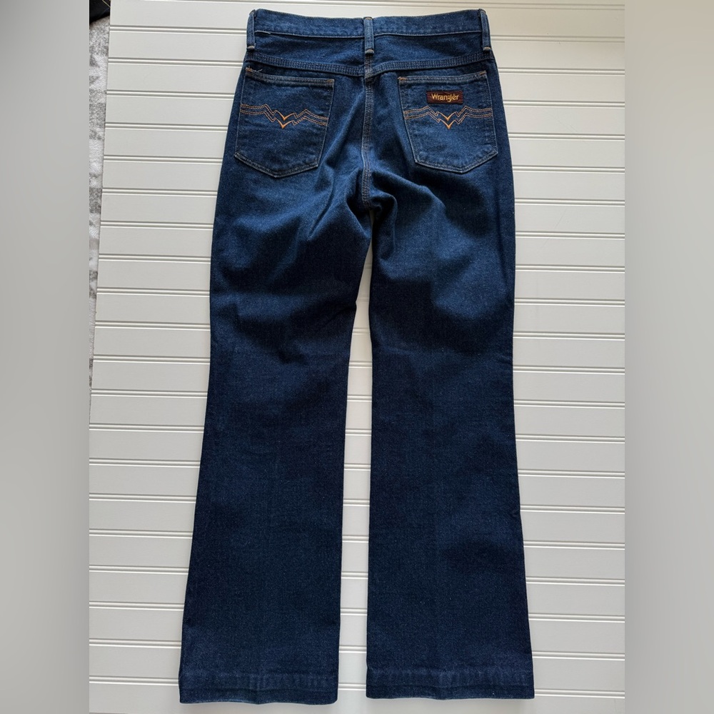 Wrangler Dark Blue Bootcut Jeans
